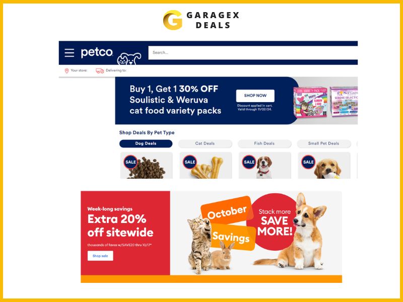 pet supply deals coupon codes